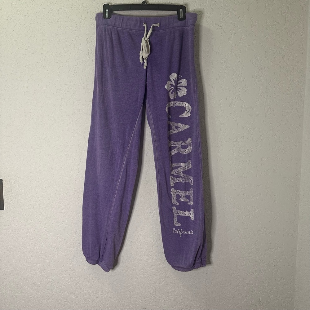 Vintage MV Sport Purple women’s Joggers with Graphic
